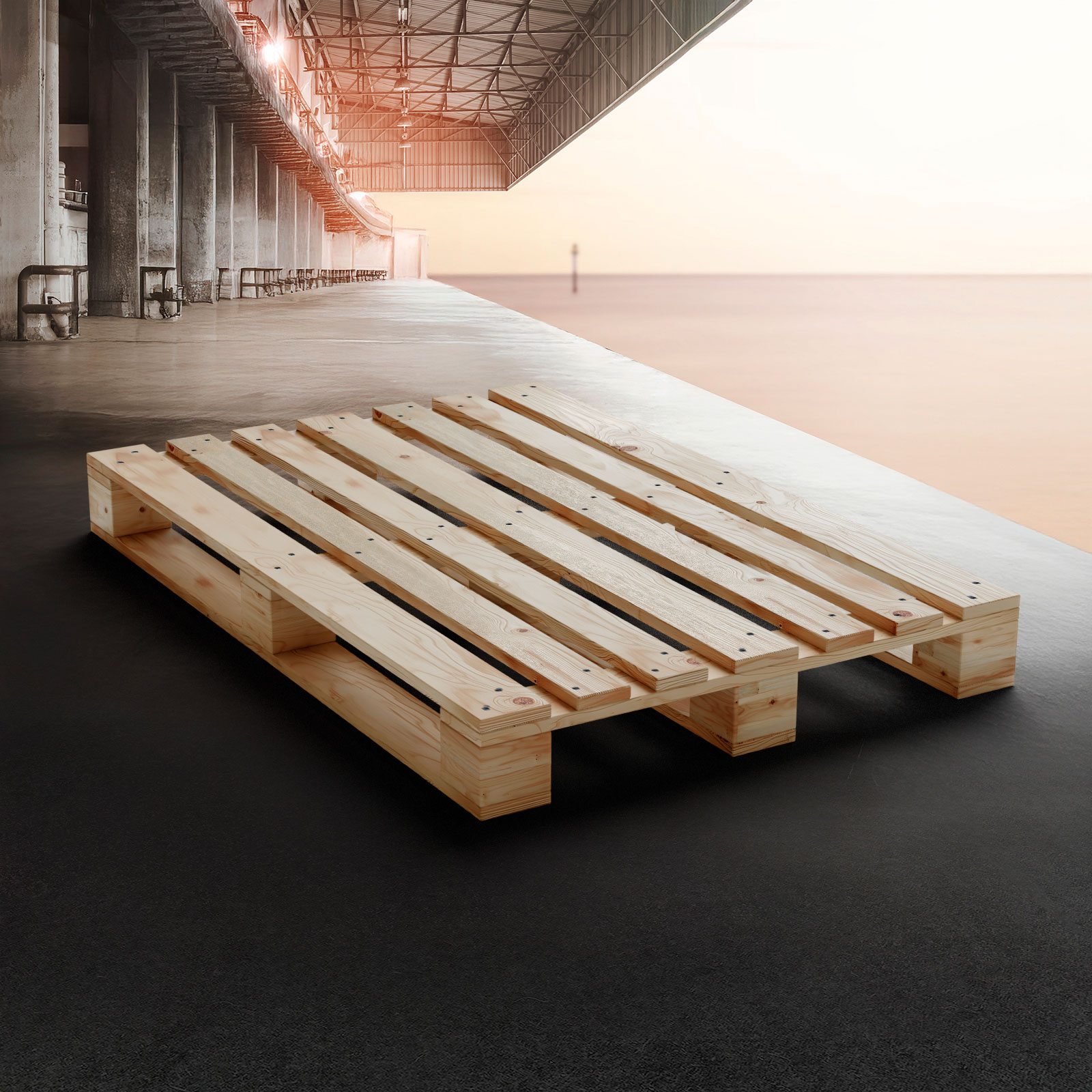 Paleta drewniana ciężka 1200 x 800 nowa