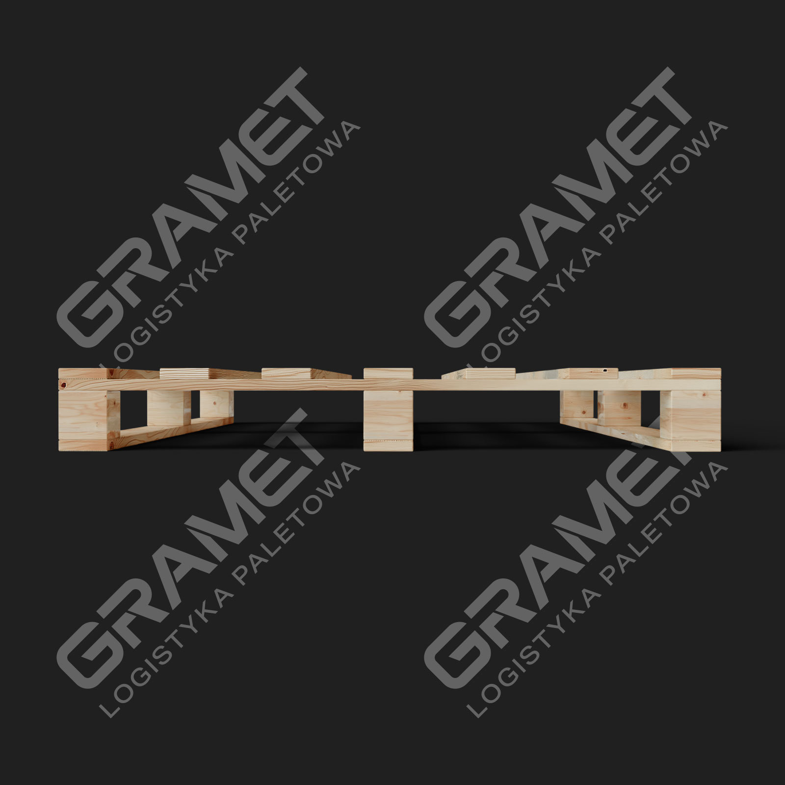 Paleta drewniana lekka 1200 x 1000 nowa